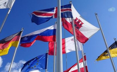EU flags for each activity holiday country